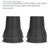 5 Pk - 6" Furniture Risers, Horn Shaped,
