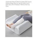 8" Memory Foam Leg Elevation Pillow w/ Non-Slip