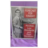 Alcohol Metal Sign. 2010