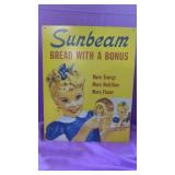 Sunbeam Bread Metal Sign 12" x 16"