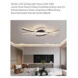 NEW Modern LED Ceiling Light Fixture w/ Remote,