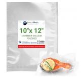 100 Clear 10" x 12", 3 mil Vacuum Chamber Bags