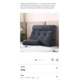 3 Pc Twin Size Wedge Headboard Pillow + A Long &