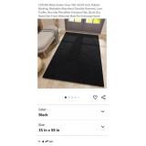 35" x 59" Washable Chenille Doormat w/ Non-Slip