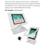Pyle Anti Theft Tablet Security Stand - Table