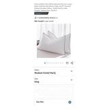 Goose Feather Down Pillows King Size Set of 2,