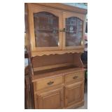 Estate Maple 2 PC China Display Cabinet   40"