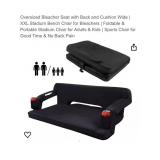 New Double Bleacher Seat. Folds in half. Carry