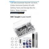 (New)  120 Gromets  1/2" Tool Kit