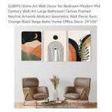 NEW 24" x 36" Boho Art Wall Decor, Canvas