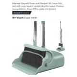 NEW Broom & Dustpan Set, Green