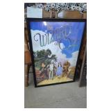 Large Wizard of Oz Framed Picture 26" x 38"