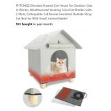 Electric Feral Cat Shelter w/ 2 Mats,