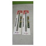 (2)  1/4"  Carbide Tipped Hammer Bit