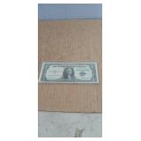 1935E  Blue Seal Silver Certificate in protective