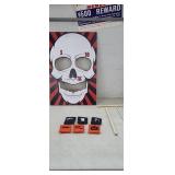 NEW Halloween Skull Bean Bag Toss Game - Includes