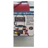 NEW Solar Light Up Bird Feeder, Camper