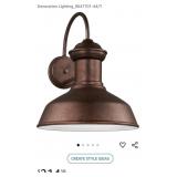 Outdoor Light Fixture, Metal, Weathered Copper