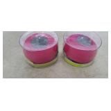 NEW Set of 2 Shower Speakers, Waterproof, Pink