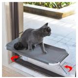 Cordless Cat Window Perch, Foldable Cat Window