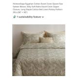 NEW 3 Pc Queen Size Egyptian Cotton Duvet Cover