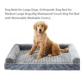 Large Orthopedic Dog Bed w/ Non-Slip Bottom &
