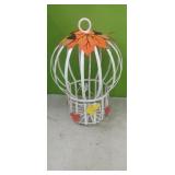 Metal Bird Cage 14" tall x 10" wide ( won