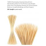 NEW (approx) 140 Pcs Bamboo Marshmallow Roasting