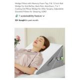 7 in 1 Cooling-Gel Pillow Wedge*gently used,