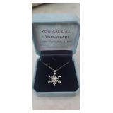 NEW Necklace "You are Like a Snowflake... No Two
