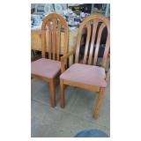 2 Oak Kitchen Chairs ( perfect for a Drop Leaf