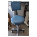 Adjustable Height Roll Around Stool