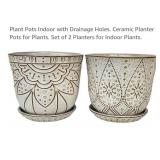 New- Plant Pots Indoor with Drainage