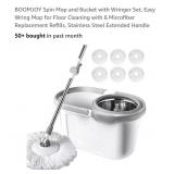New- BOOMJOY Spin Mop and Bucket with Wringer