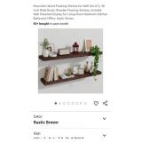 Marsmiles Wood Floating Shelves for Wall Set of