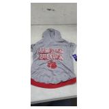 NEW XL Dog Hoodie "Limited Edition", Grey & Red