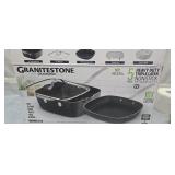 New- Granitestone Diamond 5 Piece Square Pan Set