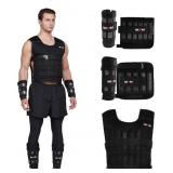 New 44 LB  Weighted Vest With 96 Steel Plate