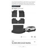 NEW Floor Mats & Trunk Mat for 2024 2025 Lincoln