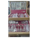 1957 MCM Vintage Never Used 75 PC Silverware Set