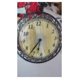 Estate. Art Glass Clock  11"