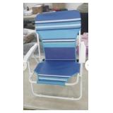New Set of 2 Backpack Beach Chairs w/ Storage