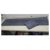 Set of 2 - 72" x 36" Body Bath Towels, Dark Grey