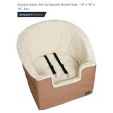 (NEW) Pet Booster Seat 18" x 18x 16" tan