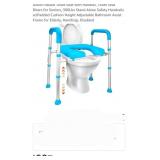 Gillion Raised Toilet Seat with Handles, Toilet