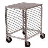 Winco 15-Tier Aluminum Sheet Pan Rack with Hard