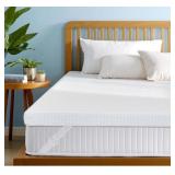 New  Queen Size 3" Mattress Topper, Gel-Infused