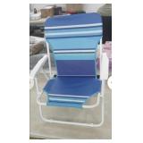 New Set of 2 Backpack Beach Chairs w/ Storage