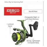 New- Zebco Big Cat Spinning Fishing Reel, 60