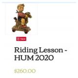 Hummel 2020 Riding Lesson Boy on Rocking Horse in